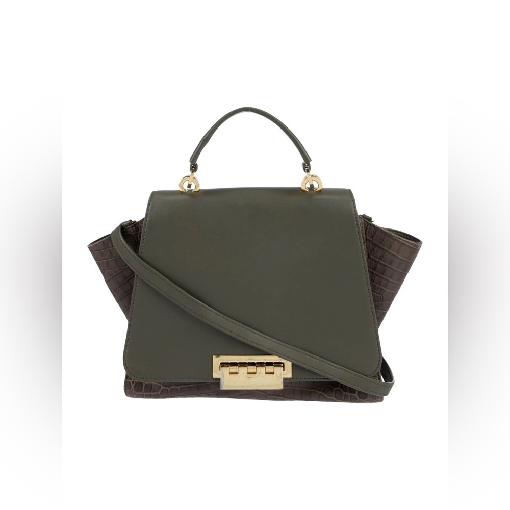 ZAC by Zac Posen Eartha Crocodile Embossed Leather Handbag